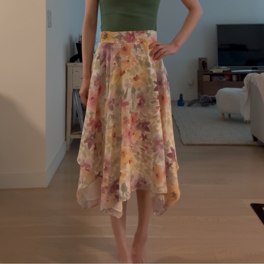 Petite Studio Floral Skirt